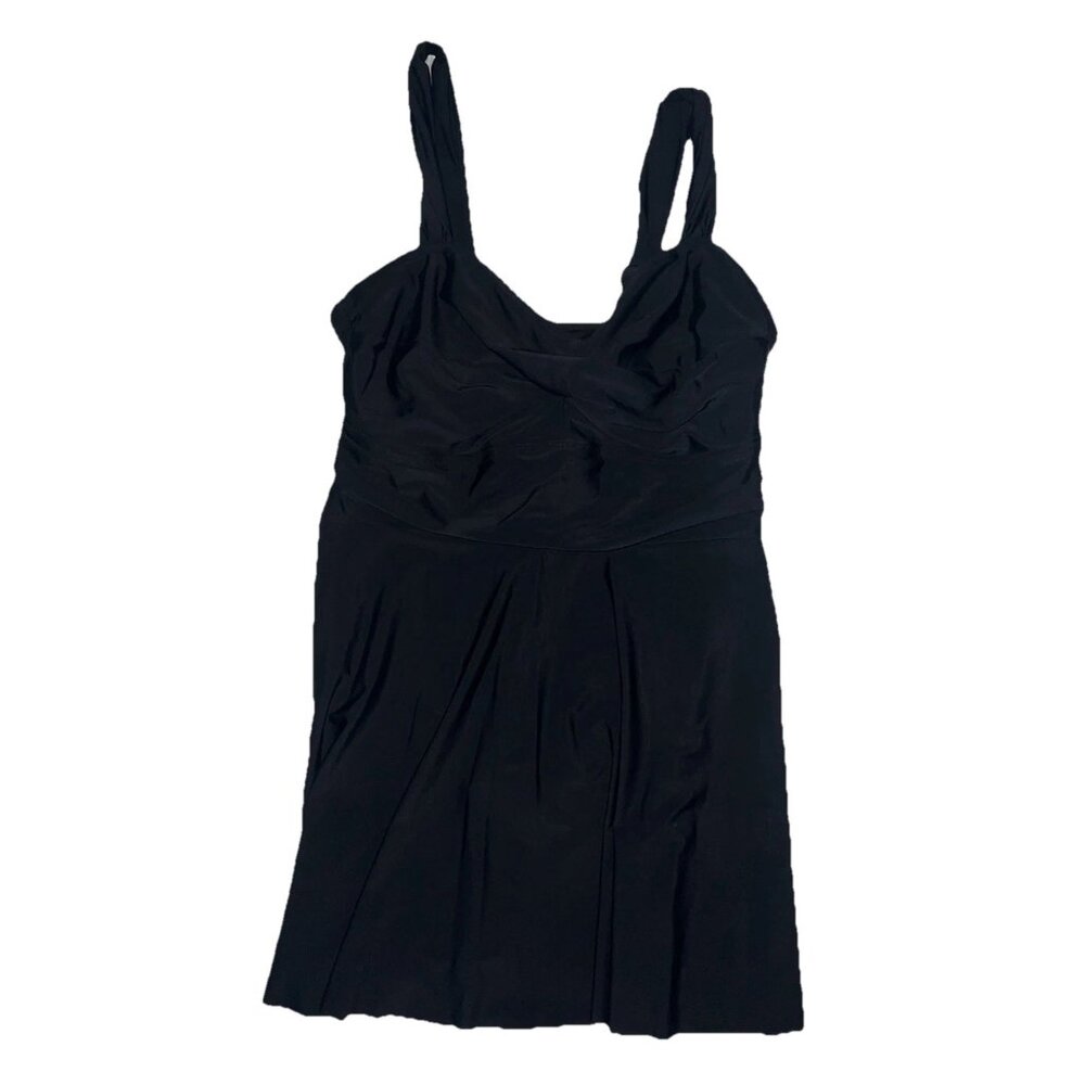 Womans one piece black bathing suit/ swim dress ONLY! shelf bra plus size 18W